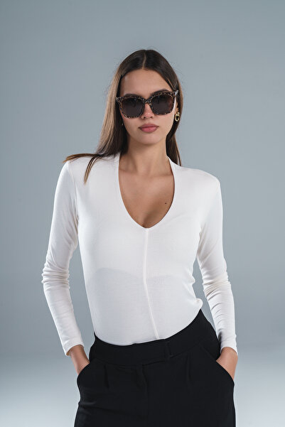 Paw Garage Women's Buzzy Fabric Long Sleeve Blouse