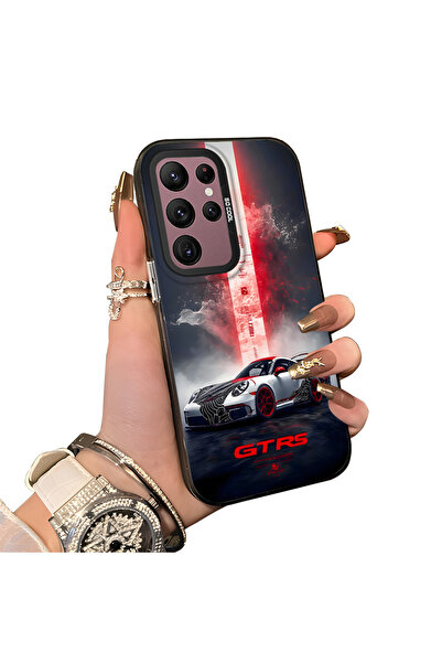 ucuc حافظة سامسونج جالاكسي S22 الترا المتوافقة مع الحافة السيليكونية الصلبة و...