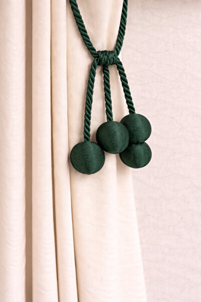 MEFAKS TEKSTİL Modern Sarım 4 Toplu Braçol Kornişe Takmatik İpli Tavan Perde ...