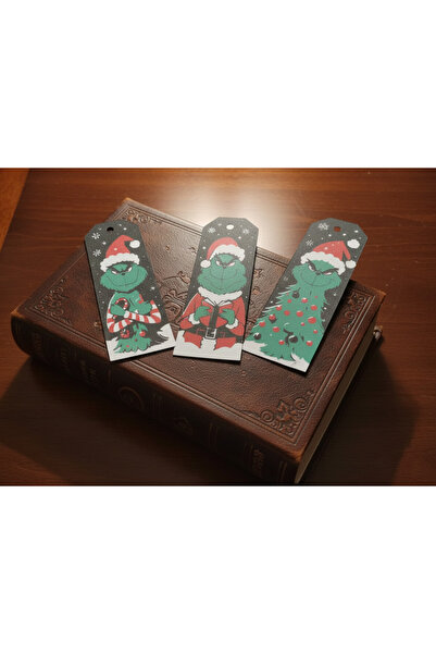 DEMİRHAN3D Grinch 3-Piece Bookmark Set |   Colorful, Durable Pla 3D Printing ...