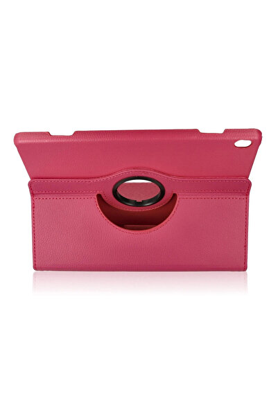 NewFace 1612546747 حافظة لينوفو M10 X505F حافظة جلدية 360 درجة (164625) - وردي