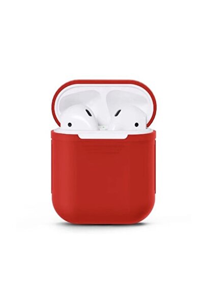Bibilel Headphone Case Compatible with Apple AirPods, Red