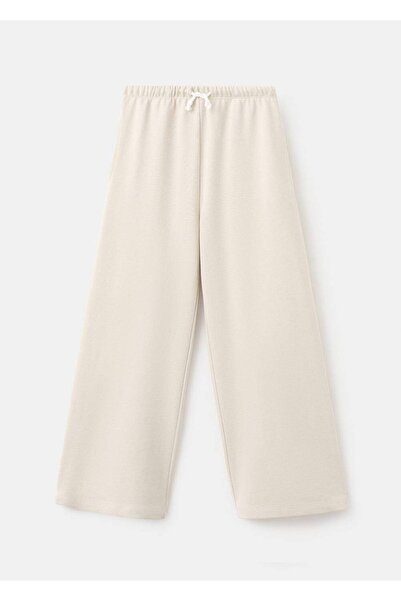 MANGO Kids İpli pamuklu jogger