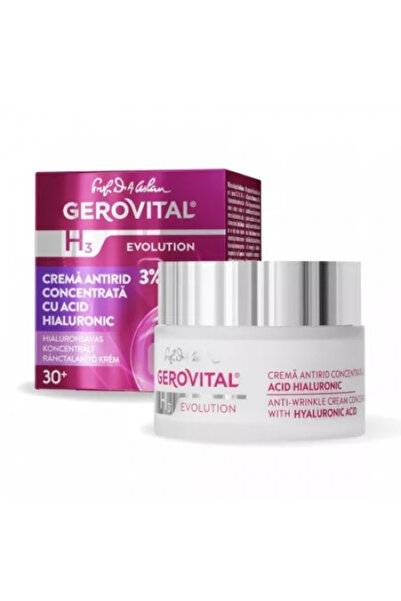 Farmec Gerovital H3 Evolution crema antirid concentrata cu acid hialuronic, 5...