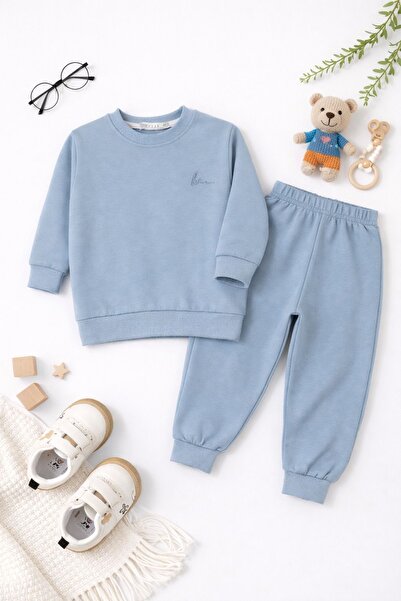 tunays shopping Set pentru copii din țesătură din bumbac organic 100% cu 2 fire