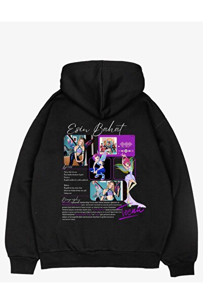 BaisheDesign Manifest Esin Peri Sweatshirt 3 İplik Uzun kollu Sweat