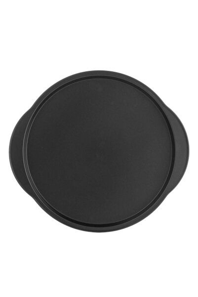 MYONNA IT & E- COMMERCE Tavă metalică pentru pizza, 37 cm, antiaderentă, gri ...
