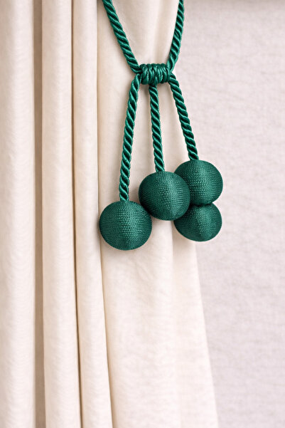 MEFAKS TEKSTİL Modern Sarım 4 Toplu Braçol Kornişe Takmatik İpli Tavan Perde ...