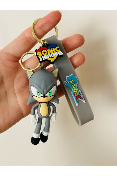 KAYLANIN DÜNYASI Sonic Figure Keychain – Gift, Birthday Gift, Christmas Gift, Bag Ornament