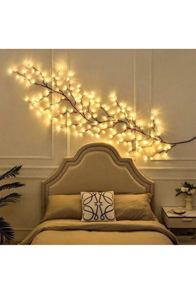 ozbience Peri Led Ağaç Dalı Kendin Yap Ev Dekorasyonu, Duvar İçin Usb Bağlantılı