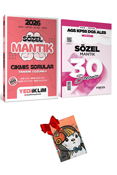 Yediiklim Yayınları 2026 AGS KPSS ALES DGS Sözel Mantık Tamamı Çözümlü Çıkmış...