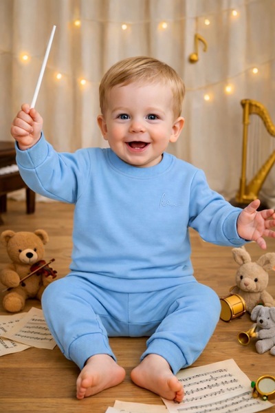 tunays shopping 100% Organic Cotton 2-Piece Set for Girls/Boys