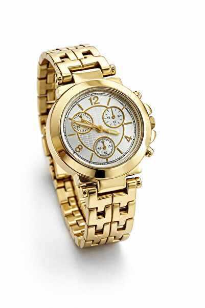 Lanuna Gold Color Metal Cord Women's Watch