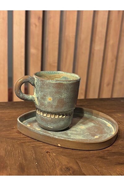 Tutu El yapımı Stoneware kupa