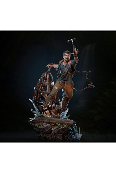 saranostra Nathan Drake 3D Figür 30CM Uncharted 3D