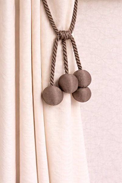 MEFAKS TEKSTİL Modern Sarım 4 Ball Braçol Cornice Tacking Drawstring Ceiling ...