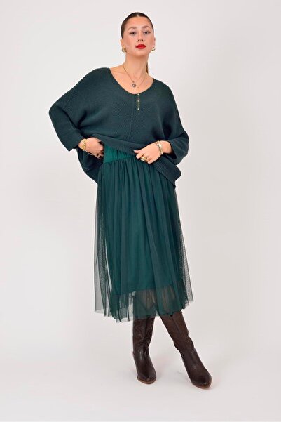 Park Moda 24266 Dual Tulle Detail 2 Piece Dress