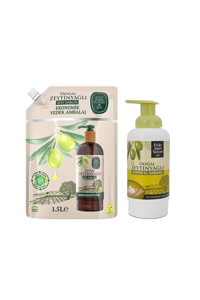 Eyüp Sabri Tuncer Liquid Soap with Olive Oil and Foaming Hand Soap with Olive...