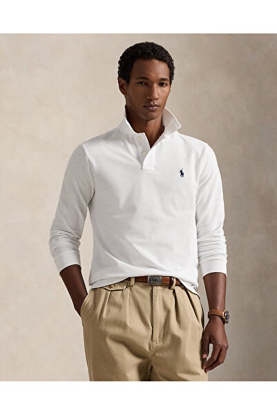 Ralph Lauren Black Label Relaxed Kesim File Uzun Kollu Polo Tişört