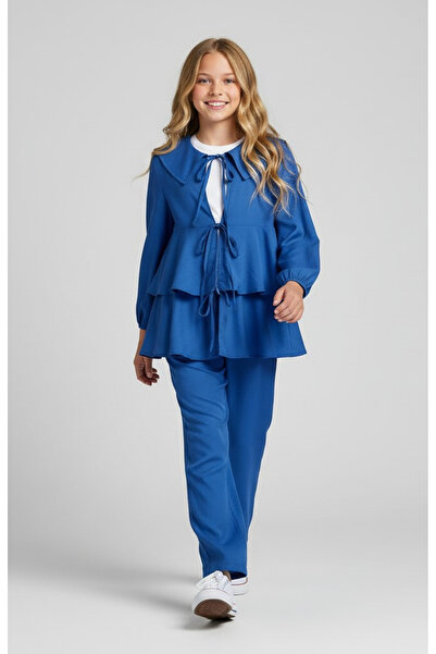 FESSHERA KİDS Комплект туника и панталони с връзки за момичета, възраст 12-15...