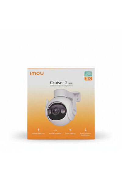 Imou Cruiser2 Outdoor Security Camera with WiFi, 5MP Resolution, 360° Pan/Tilt Function, Weather Resistant