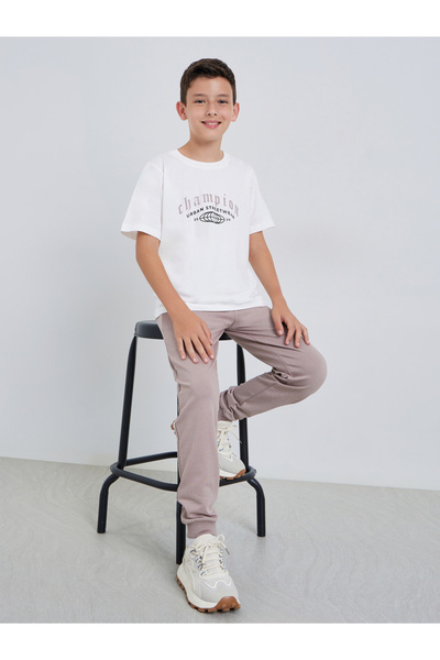 Styli Teens Cotton Printed T-Shirt and Joggers Set