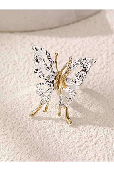 Take Two By Styli Butterfly Shaped Ring