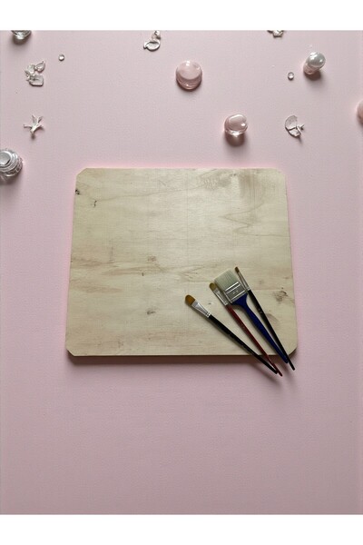 Altınbaşak Dekorasyon Ahşap Boyama Etkinliği 5'li Tahta Seti