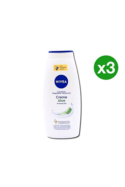 NIVEA CREMĂ DE BAIE SPUMANTĂ CU ALOE 720ml x3