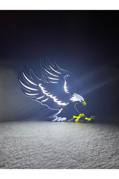 Kurt Reklam Dünyası 3D LED IŞIKLI KARTAL ( ODA-SALON-ÇOCUK ODASI SÜS) 27X4 CM