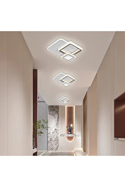 OEM NYXORA LED Chandelier 51W, 3 Squares, Cool/Warm/Neutral Light, Black