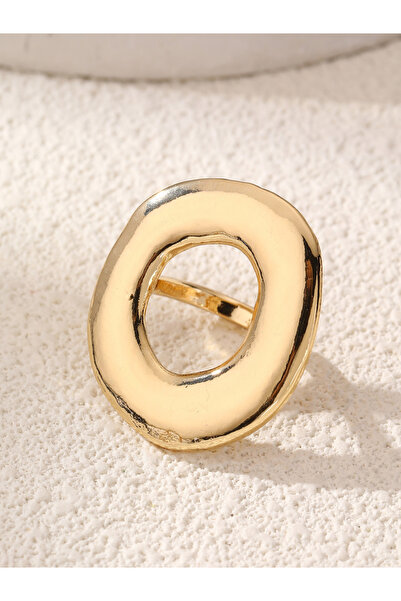 Take Two By Styli Gold Open Circle Ring