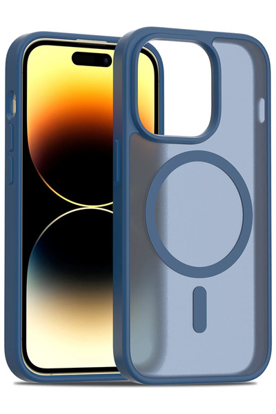 Joko 1615053747 غطاء جوتا ماج سيف (205350) لهاتف آيفون 14 برو - أزرق داكن