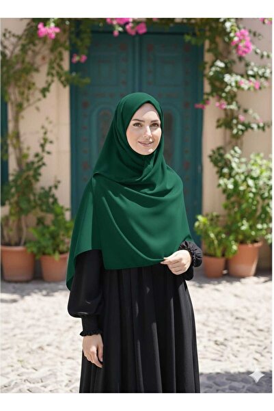 FRESCO SCARFS Tesettür Hijab Mısır Medine Ipeği Eşarp 110x110 Zümrüt