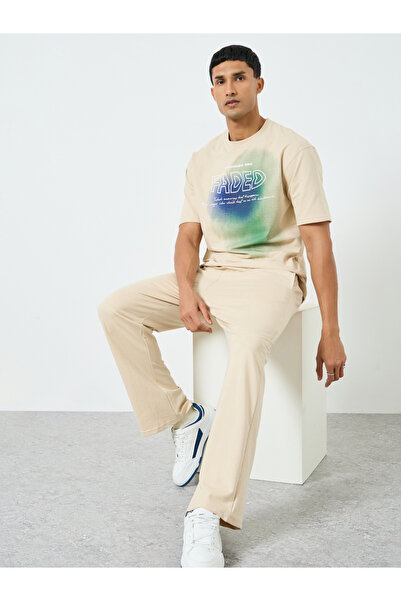 Styli Men Oversized Printed T-Shirt and Joggers Co-Ords
