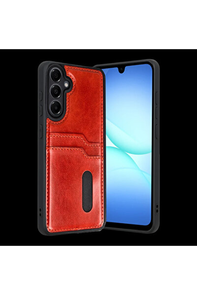 Genel Markalar Joy Tekno Samsung Galaxy A17 5G Sara Kartvizitli Deri Kılıf