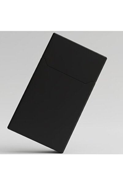 GenelTedarik 20 'li (Adet) Normal Uzun Sigara Kutusu Sert Plastik 1 Adet Siya...