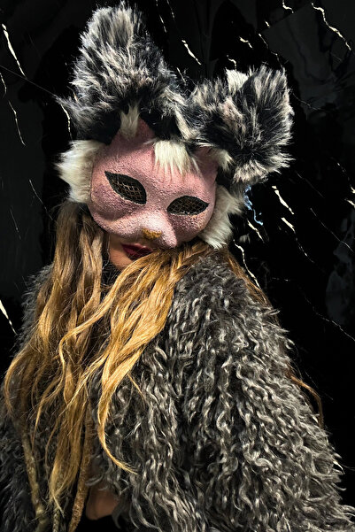 Quincey THERİAN KEDİ MASKESİ HALLOWEEN FANTAZİ PARTİ