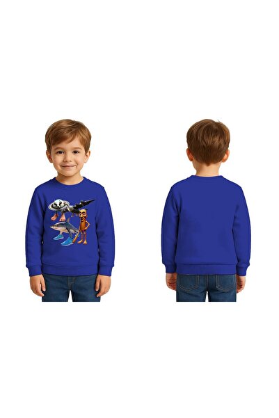 SEDİRLİ Unisex Braınrot cu imprimeu Copii Swae tricou 3 fire cu borduri