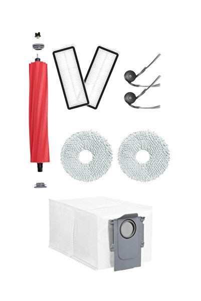 ROPALDE فرشاة رئيسية متوافقة مع مكنسة روبوروك كيو ريفو إل الروبوتية، فلتر هيب...