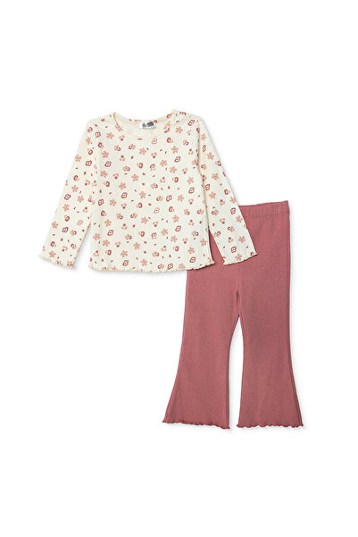 ebebek Hello Baby HelloBaby Kız Bebek Bluz-Tayt Kaşkorse Bisiklet Yaka Uzun K...