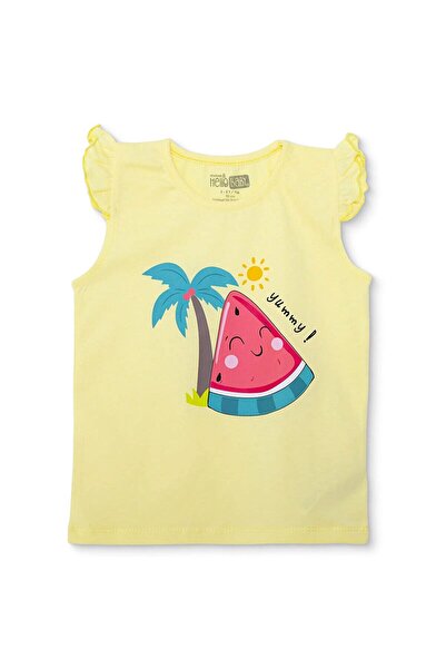 ebebek Hello Baby HelloBaby Kız Bebek Atlet Tshirt Süprem Bisiklet Yaka Atlet...