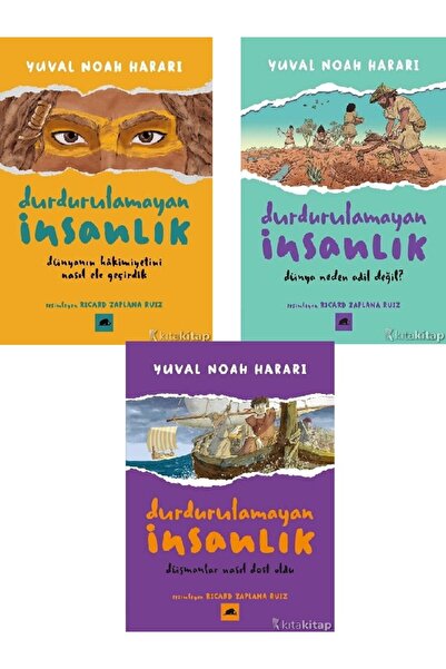 Kronik Kitap Durdurulamayan İnsanlık 123  Yuval Noah Harari 3 KİTAP SET