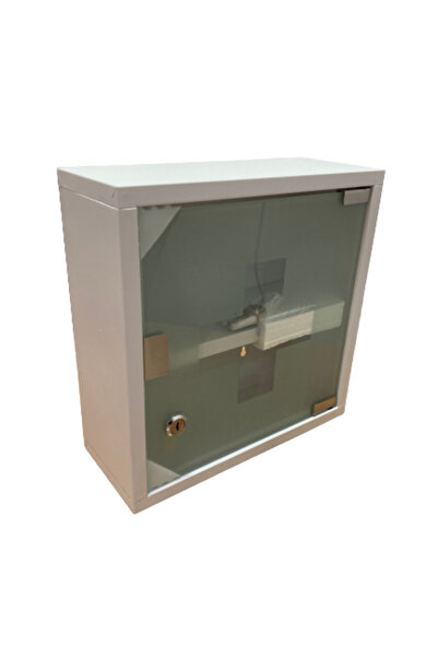 Bathroom Solutions medicine storage cabinet, stainless steel/glass, 30x12x30 ...