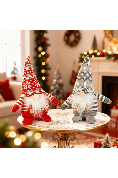 Alista Home Decoratiune Craciun - Spiridus Skandinav (Gnom) - 25 x 14 x 12 cm...