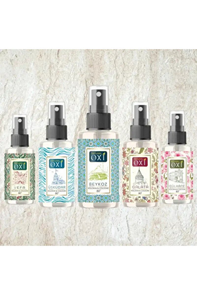 Oxi Natural PREMİUM KOLONYA 50ml. - İSTANBUL KOKULARI KOLEKSİYONU