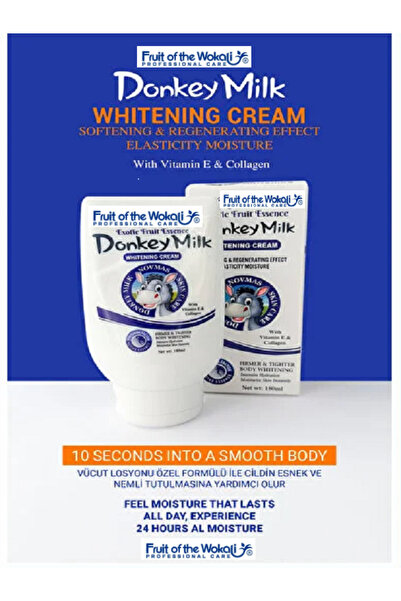 Kaizens Life Orjinal Donkey Milk Whitening Cream, 180ml Gerçek Eşek Sütü Beya...