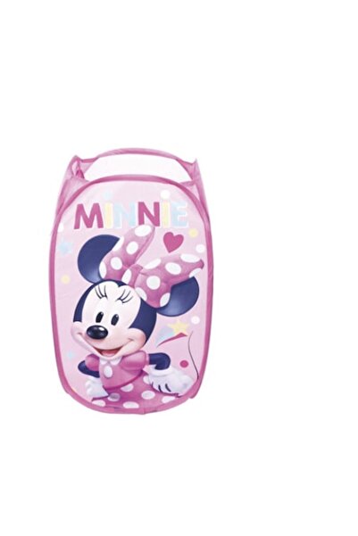 Minnie Mouse Textile basket for storing children's toys, pink, children's room organizer, 36x36x58 cm