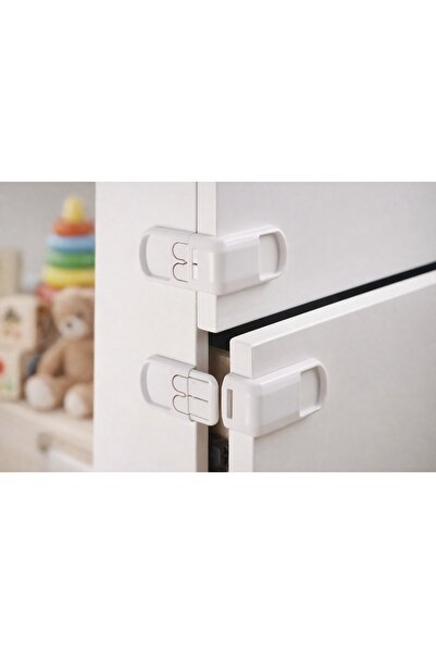 obrigado Защитна ключалка за шкафове и чекмеджета – комплект ключалки за безопасност на бебета | Силно лепило, не оставя следи