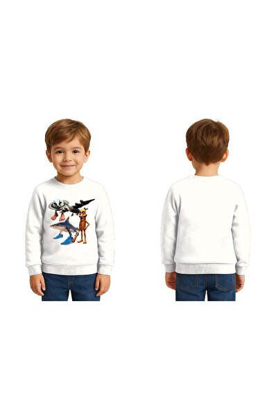 SEDİRLİ Unisex Braınrot cu imprimeu Copii Swae tricou 3 fire cu borduri